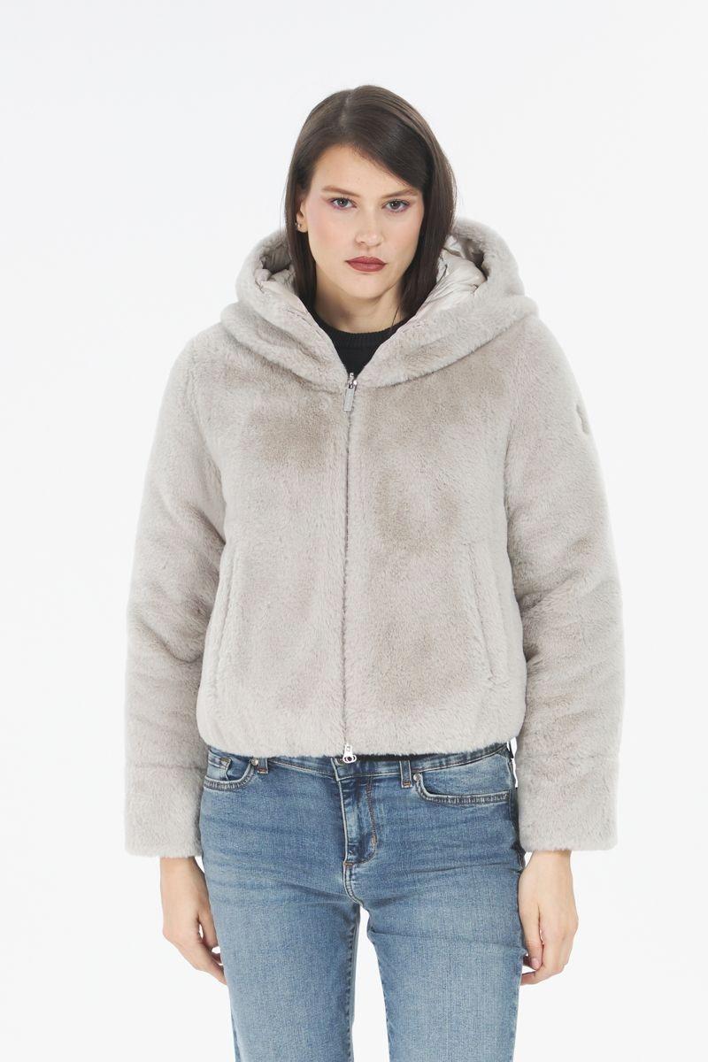 Piumino reversibile in pelliccia sintetica 2288E 06 COLMAR