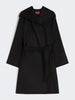 Cappotto con cappuccio in lana