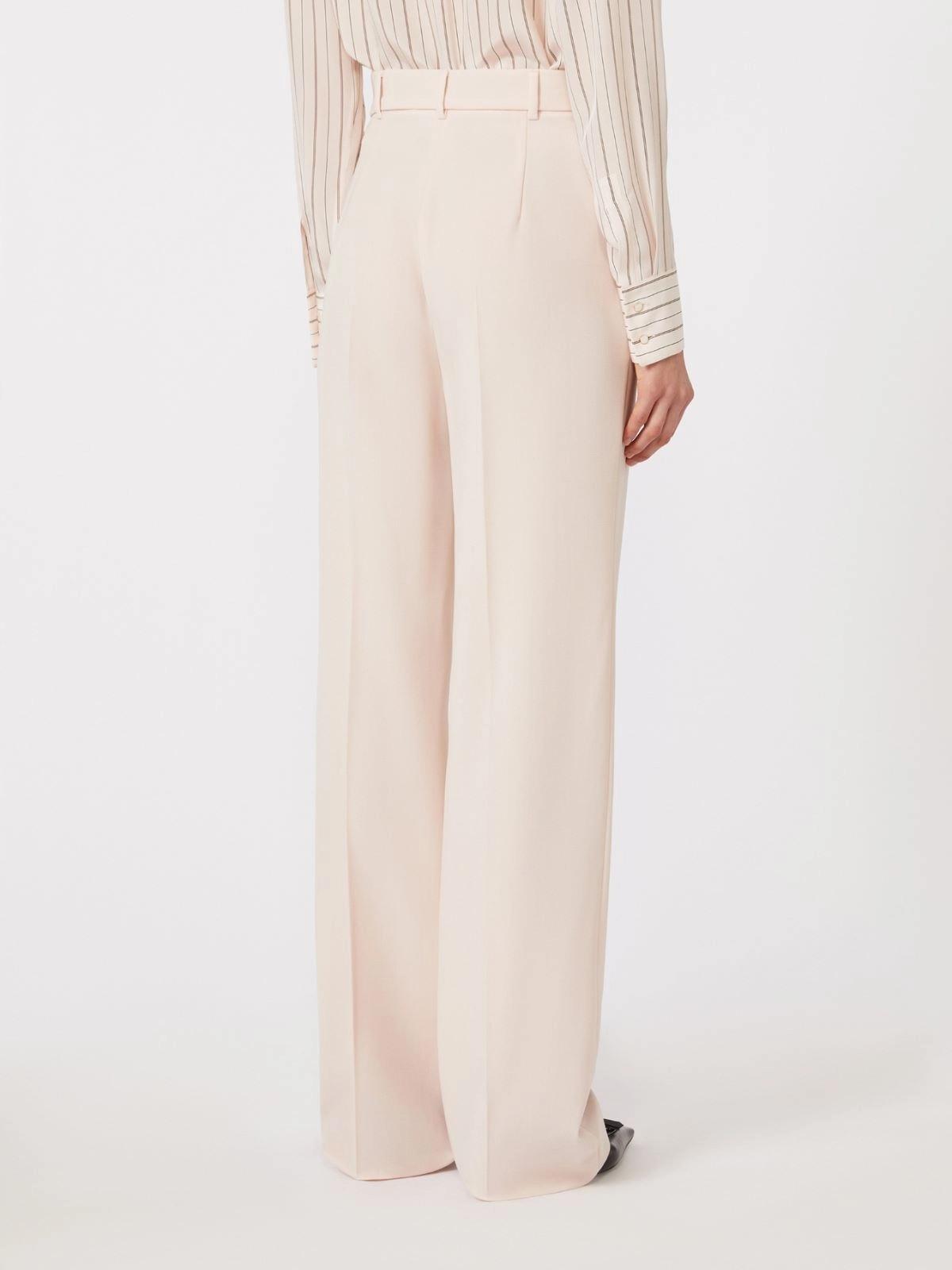 MSTQUASAR<BR/>Pantalone in lana crêpe - Rosa<BR/> MSTQUASAR 047 MAX MARA STUDIO