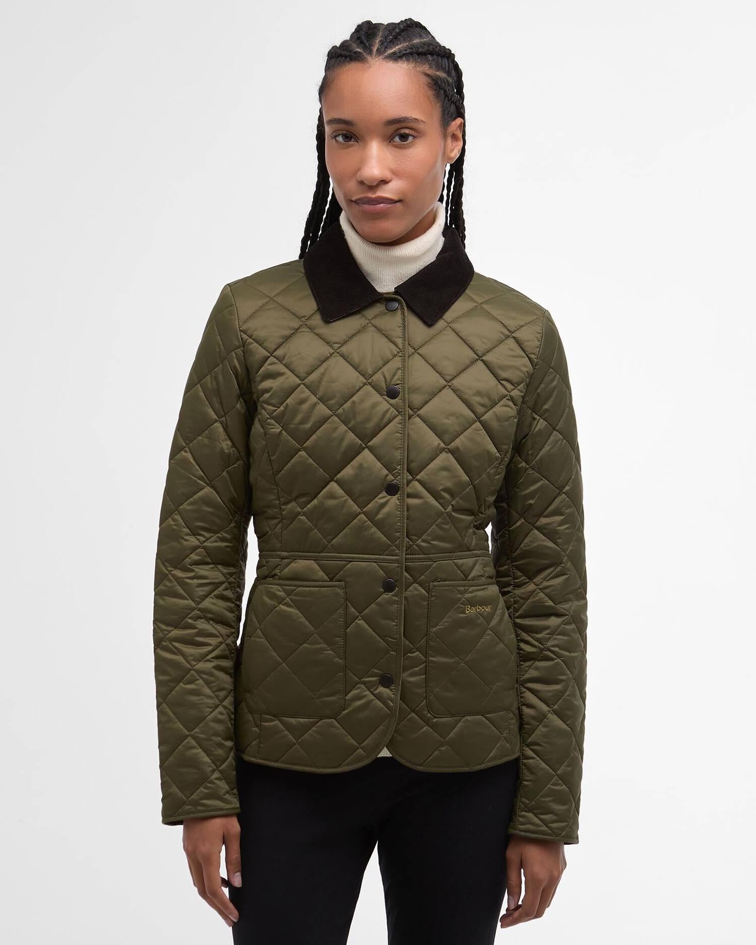 Giacca trapuntata Deveron<BR/> LQU1012LQU OL51 BARBOUR