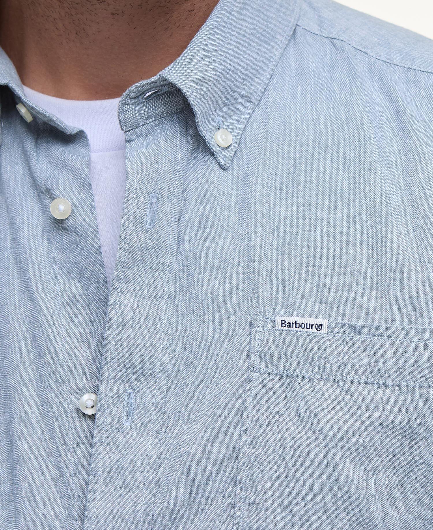 Camicia sartoriale Nelson in misto lino