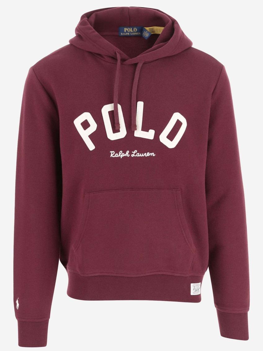 Men's sweatshirt in cotton blend with print