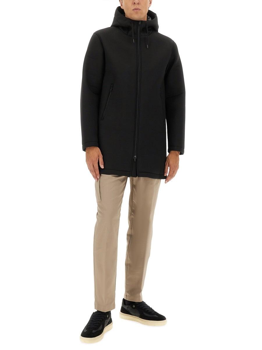 PARKA LUNGO IN SCUBA A 3 STRATI PA000163U39501Z 9300 HERNO
