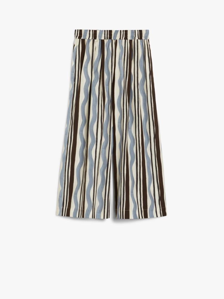 Pantalone in popeline stampato<BR/> VIRGIN 004 WEEKEND