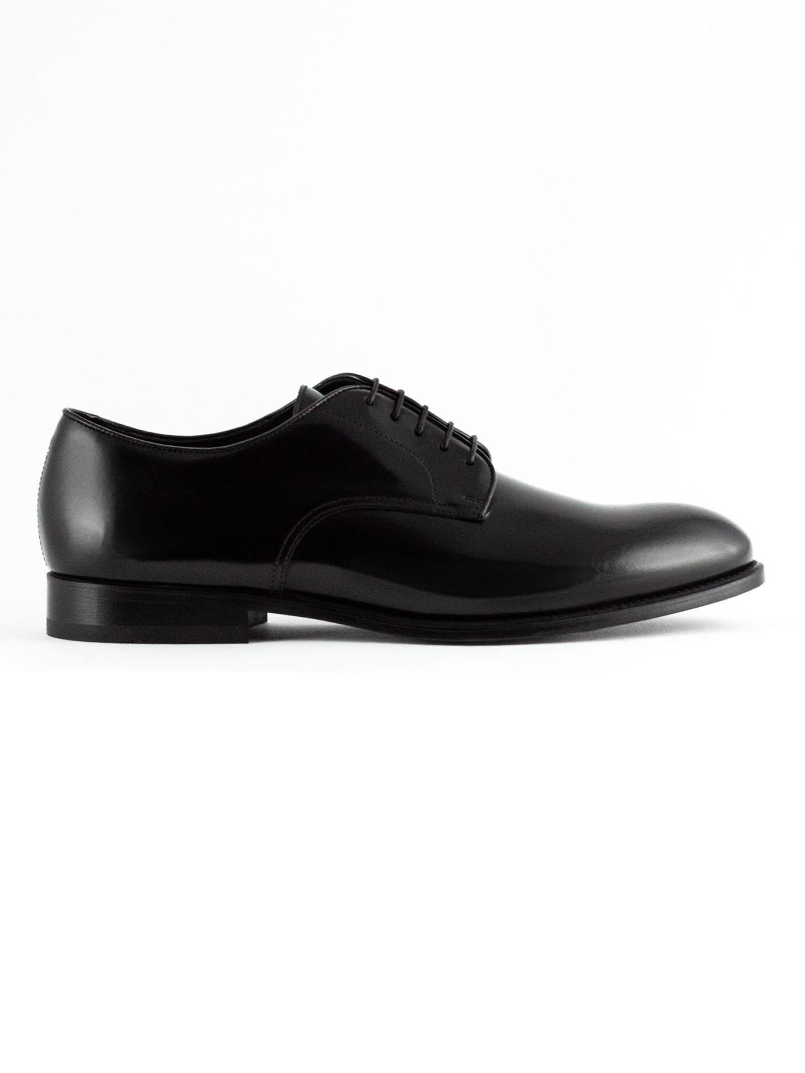 DOUCAL'S Stringate in pelle spazzolata nera DU1003YORKUF269NN00 NERO DOUCAL'S