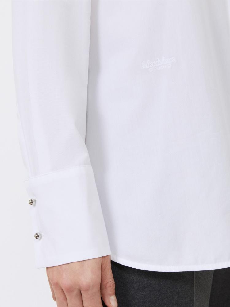 Camicia in popeline con cristalli STAFFA 001 MAX MARA STUDIO