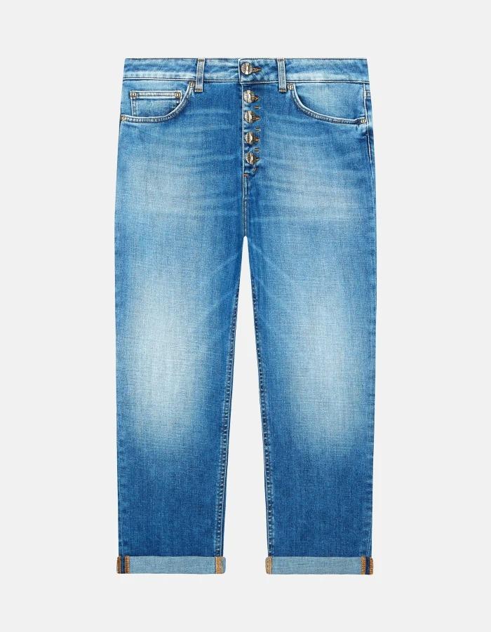 Jeans Koons loose in denim stretch<BR/> DP268BDS0345LG6 800 DONDUP