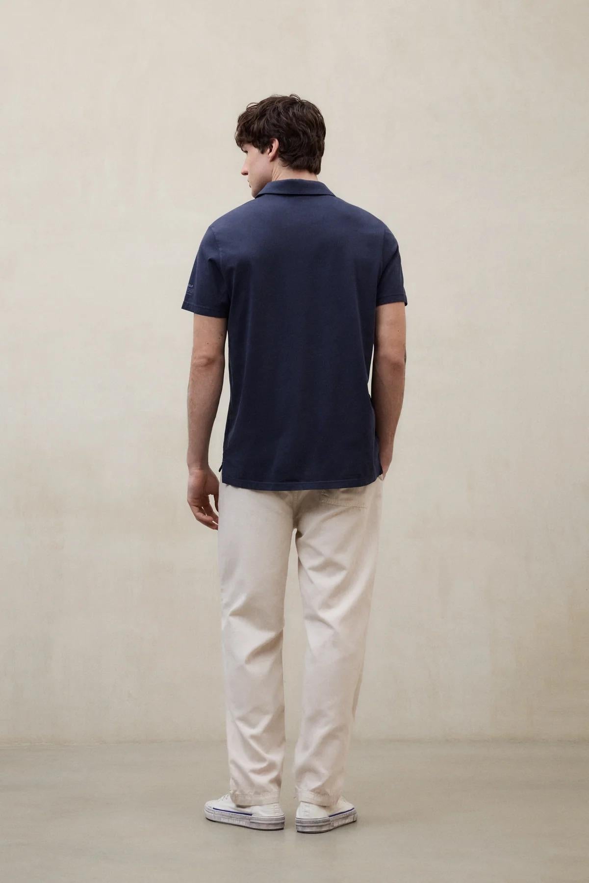 Polo Theo Blu Navy<BR/><BR/> THEO 161 ECOALF