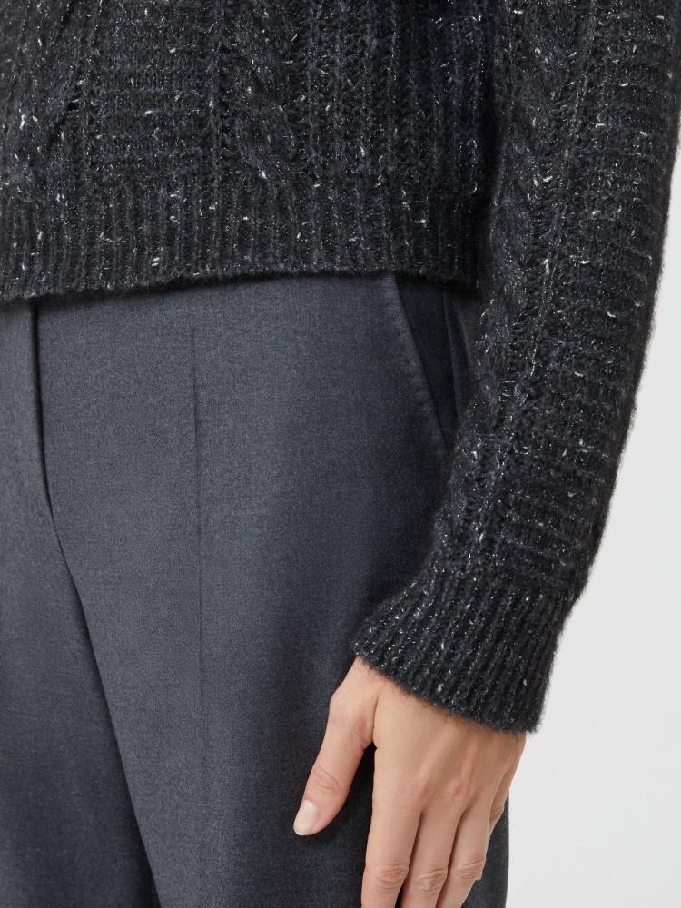 Maglia boxy in mista alpaca CRASSO 005 MAX MARA STUDIO