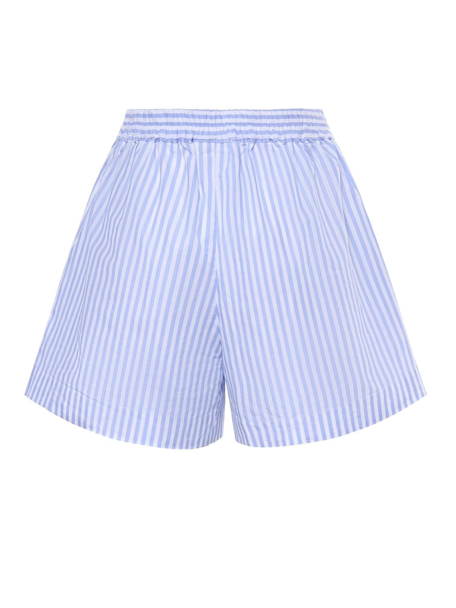 Short in cotone a righe AMN0001 01405L MC2 SAINT BARTH