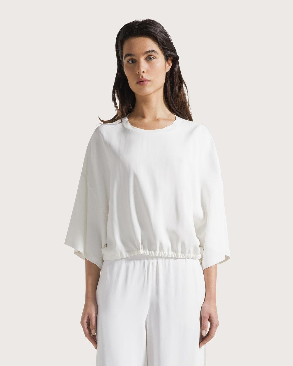 Blusa in cady crêpe viscosa<BR/> CA1522460206 006 SEVENTY