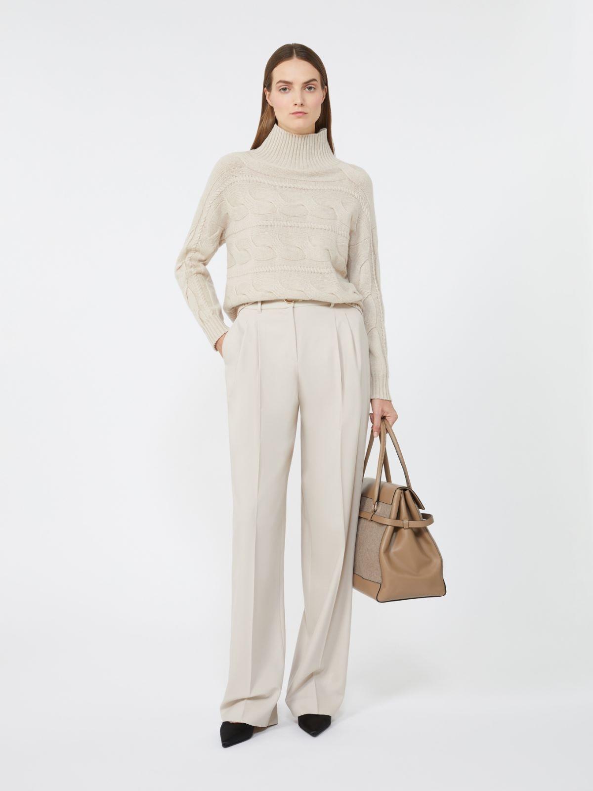 Maglia in lana e cachemire a trecce<BR/> VODKA 002 MAX MARA STUDIO