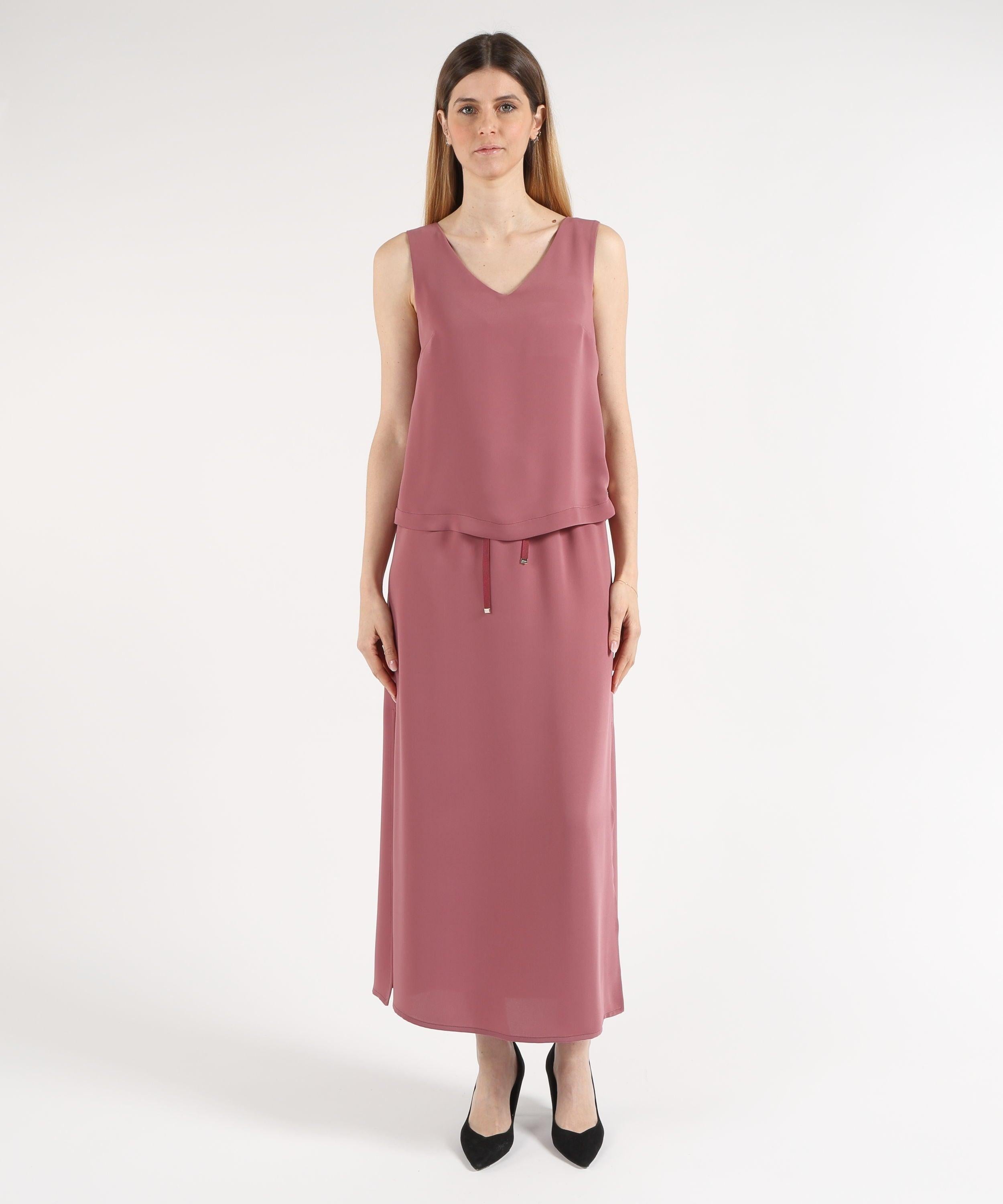 HERNO Gonna midi in raso<BR/> GN000024D12875S 4173 HERNO
