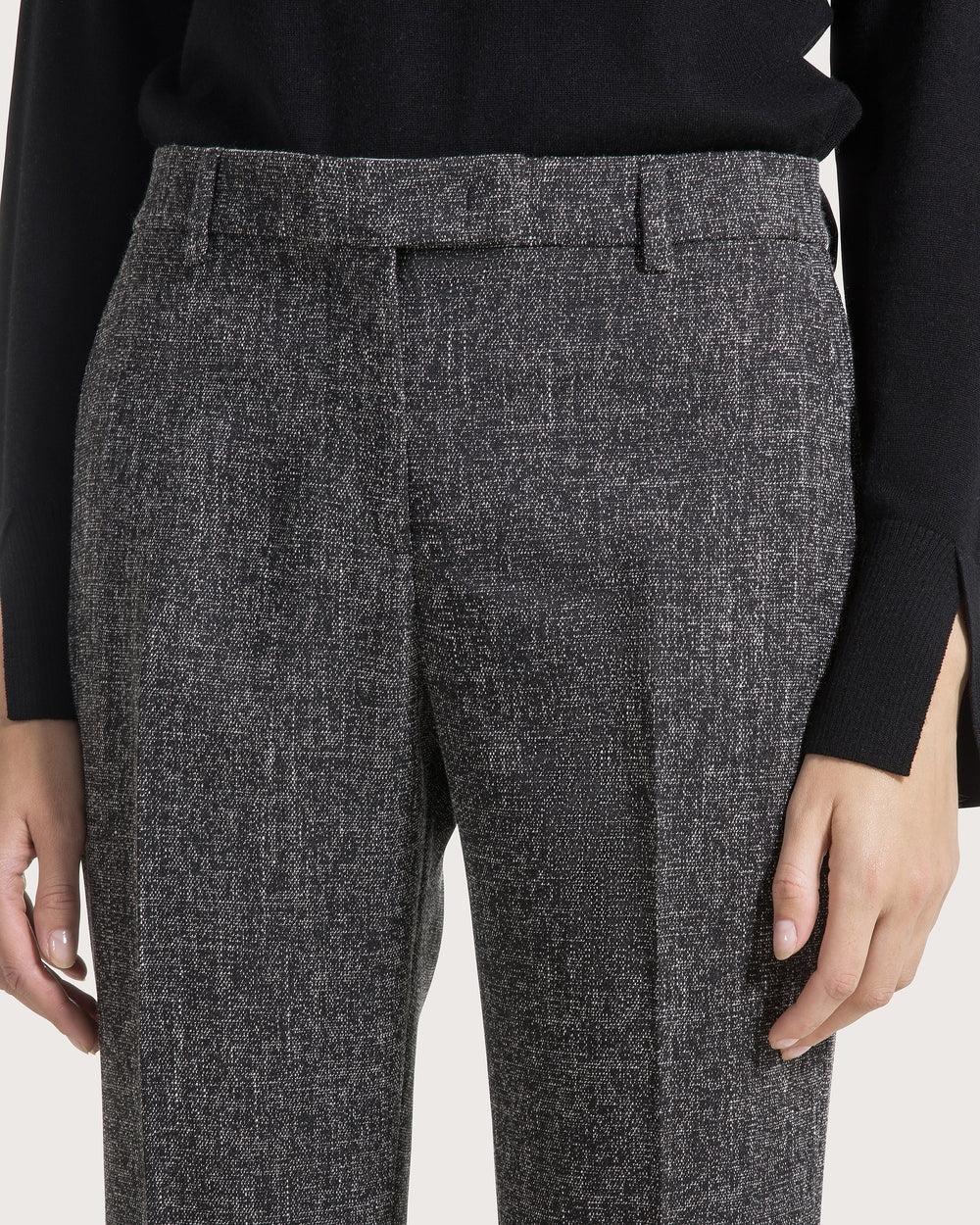 Pantalone in tweed bicolore PT1379540266 999 SEVENTY