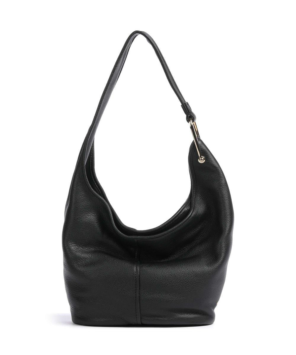 Sonny Borsa hobo pelle di vacchetta grana nero 30F4G2YL6L 001 MICHAEL KORS