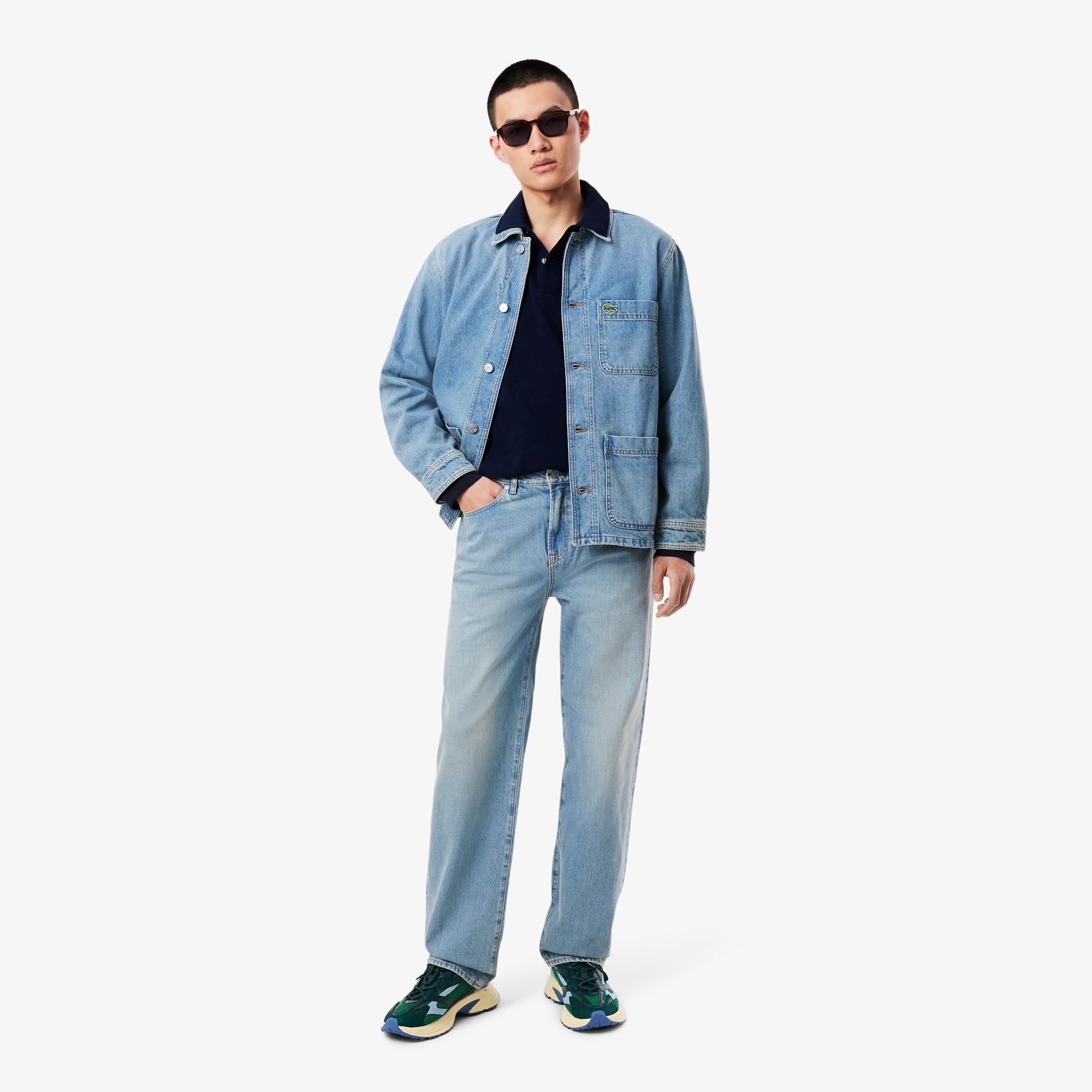 Polo in cotone a manica lunga L1312 166 LACOSTE