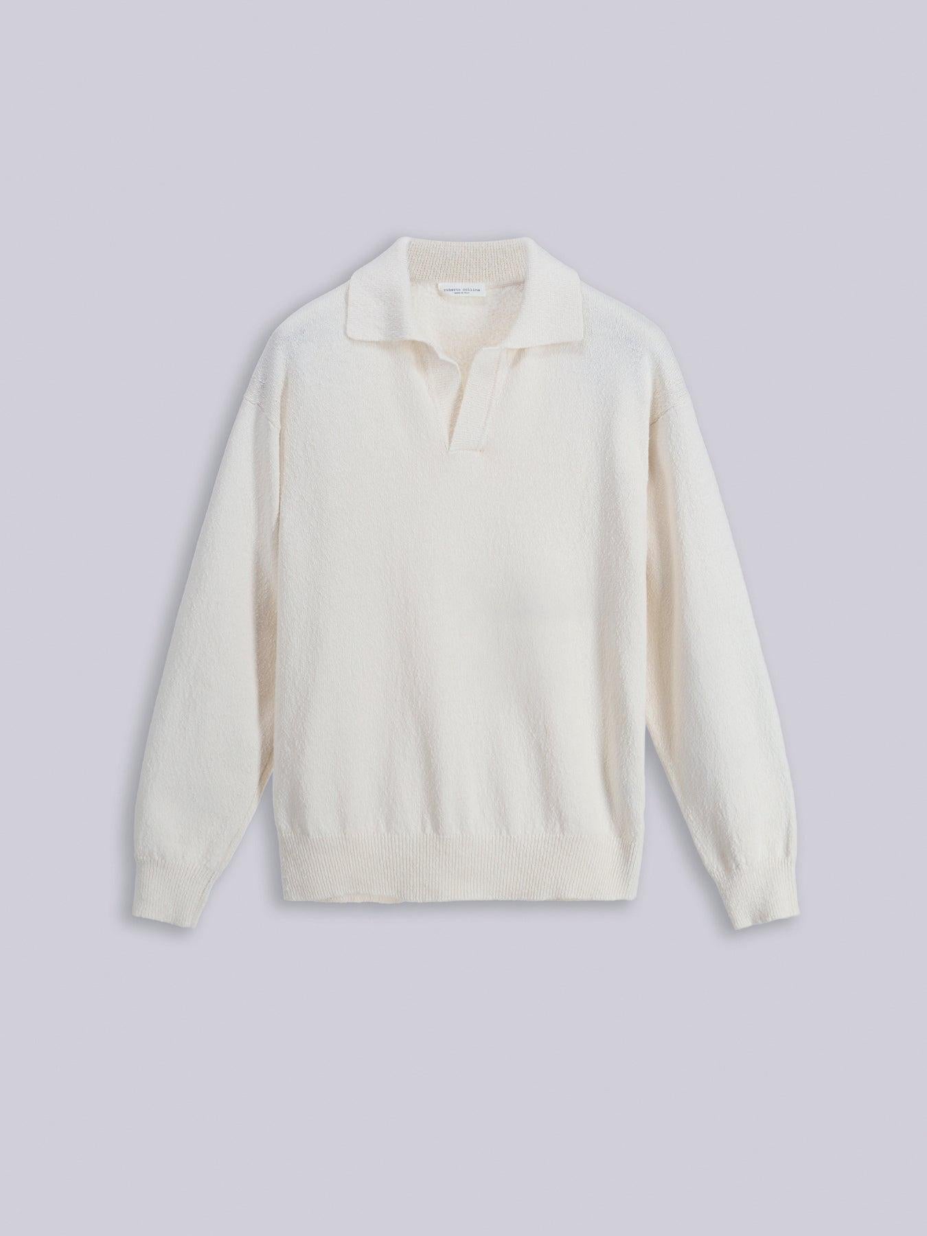 Polo texture irregolare<BR/> 261MYA25104 02 ROBERTO COLLINA