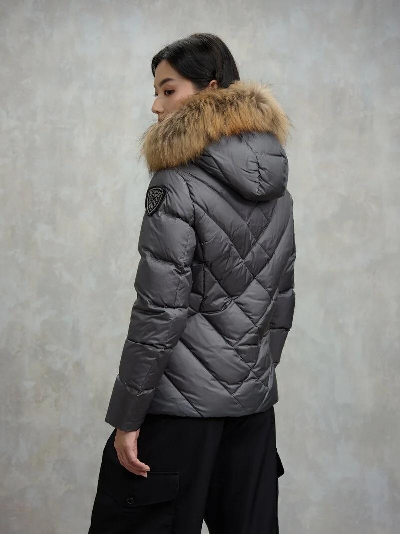 PIUMINO A LINEE GEOMETRICHE ALICIA<BR/> BLDC03097 6047/907GG BLAUER