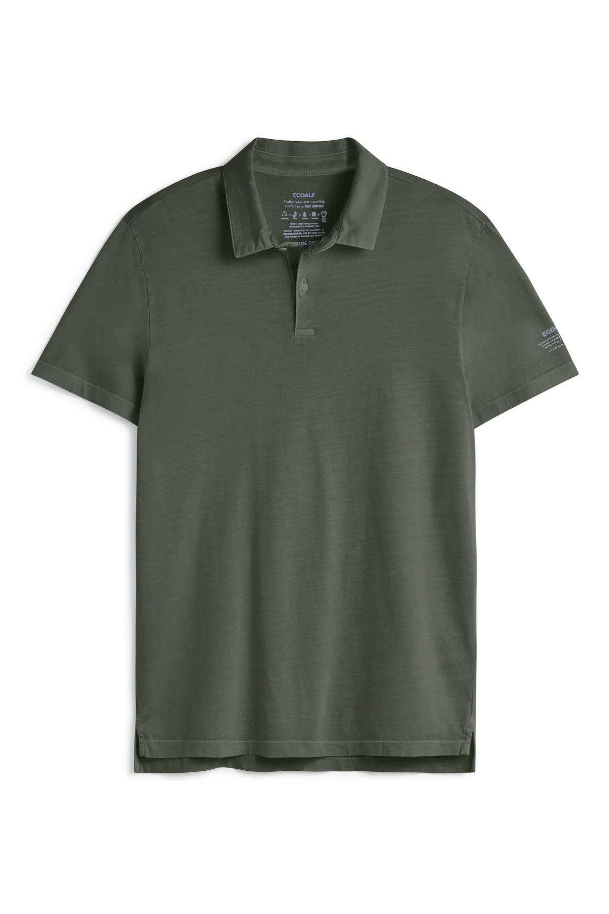 Polo Theo Verde Scuro<BR/><BR/> THEO 424 ECOALF