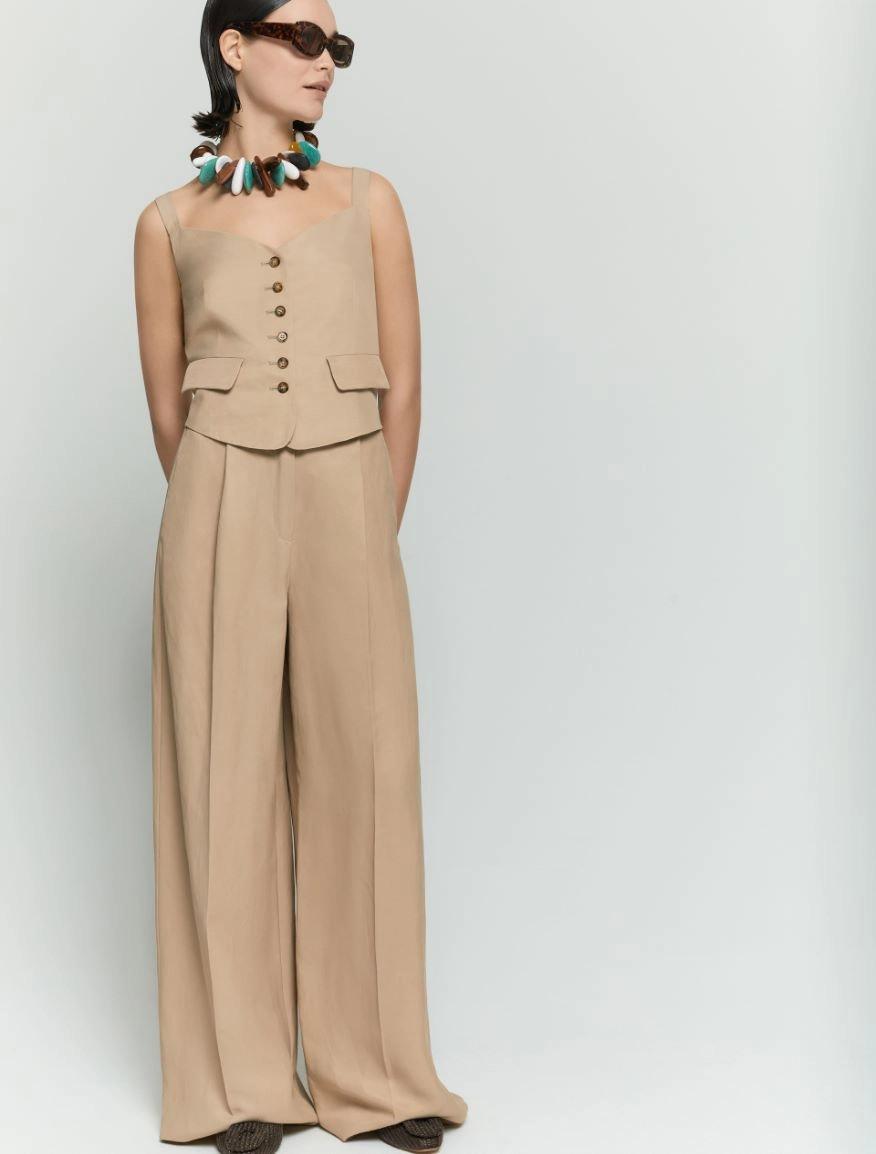 Pantaloni wide leg