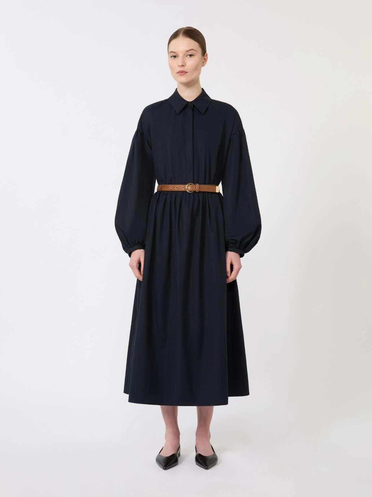 MSTMARMO<BR/>Abito chemisier in cotone MSTMARMO 004 MAX MARA STUDIO