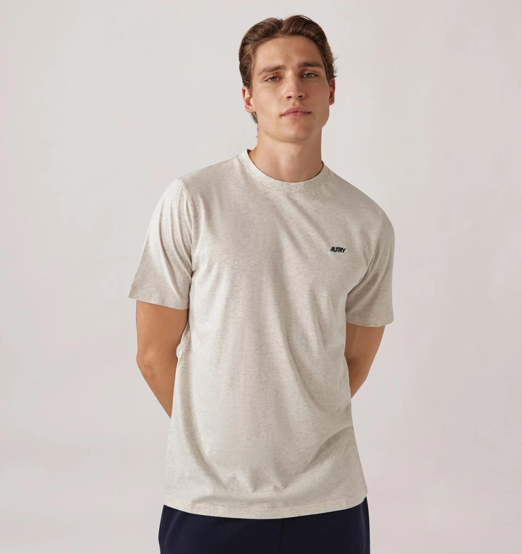 T-SHIRT LOGO AUTRY RICAMATO UOMO TSPM A7CM AUTRY ACTION SHOES