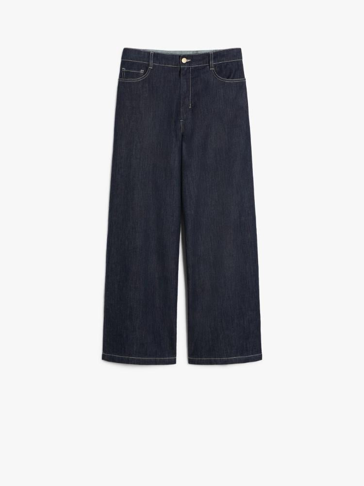 Pantalone donna in cotone effetto denim ZUCCHERO 001 S MAX MARA