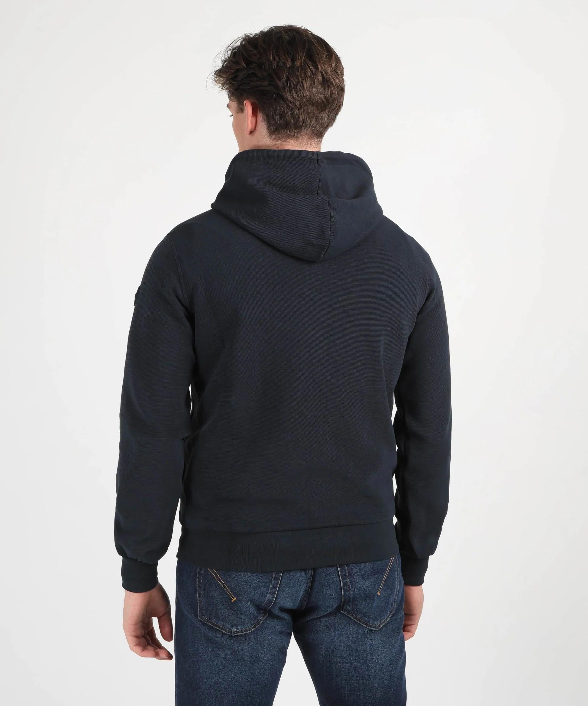 Felpa con cappuccio millerighe<BR/> 6154R1XL 68 COLMAR
