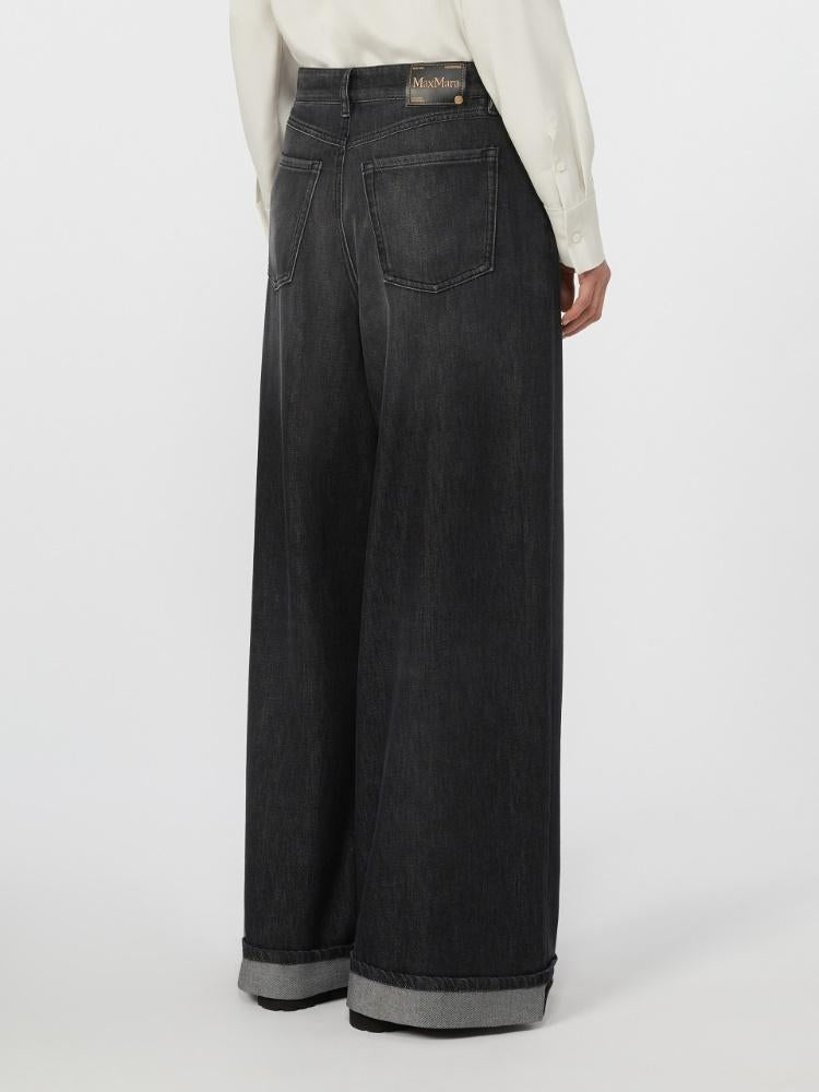 Jeans in denim con risvolto LUSSO 001 S MAX MARA