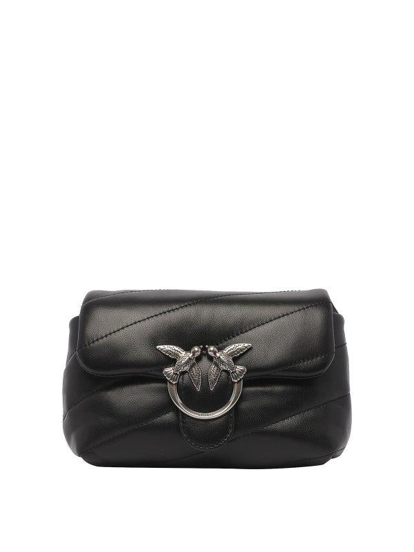 Borsa a tracolla piccola Baby Love Bag Puff in nappa trapuntata 100040A0F2 Z99O PINKO