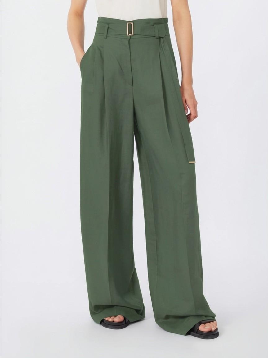 Pantalone in tela di lino MSTMATERIA 037 MAX MARA STUDIO