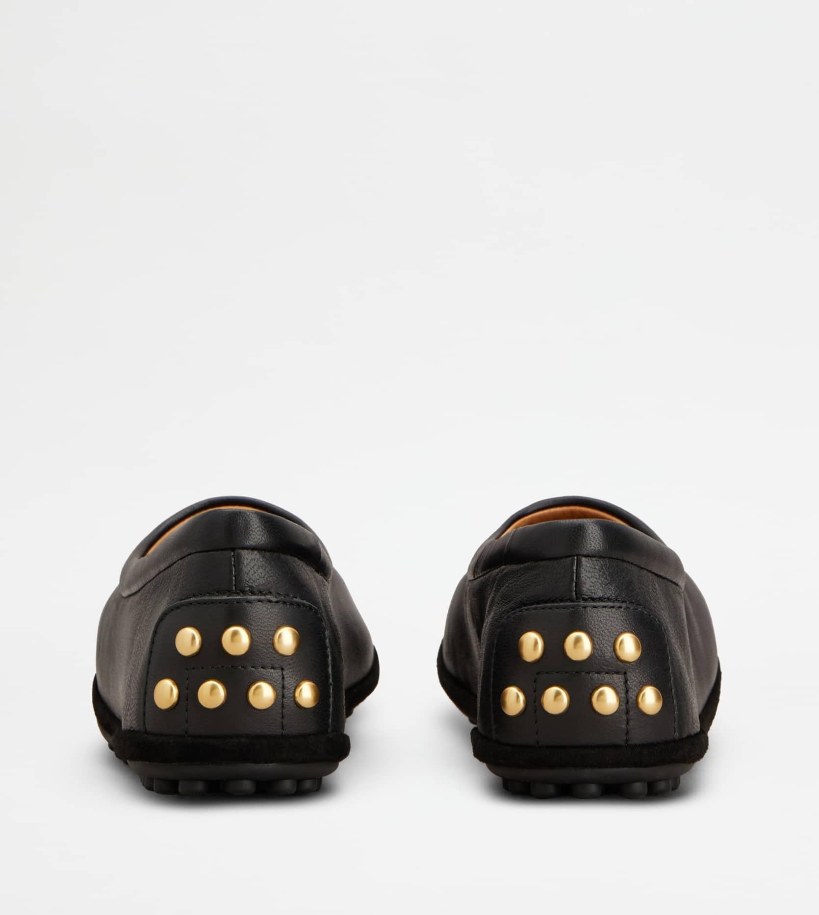 Ballerina Metal Dots in Nappa<BR/> XXW04M0KC50SWZ B999 TOD'S