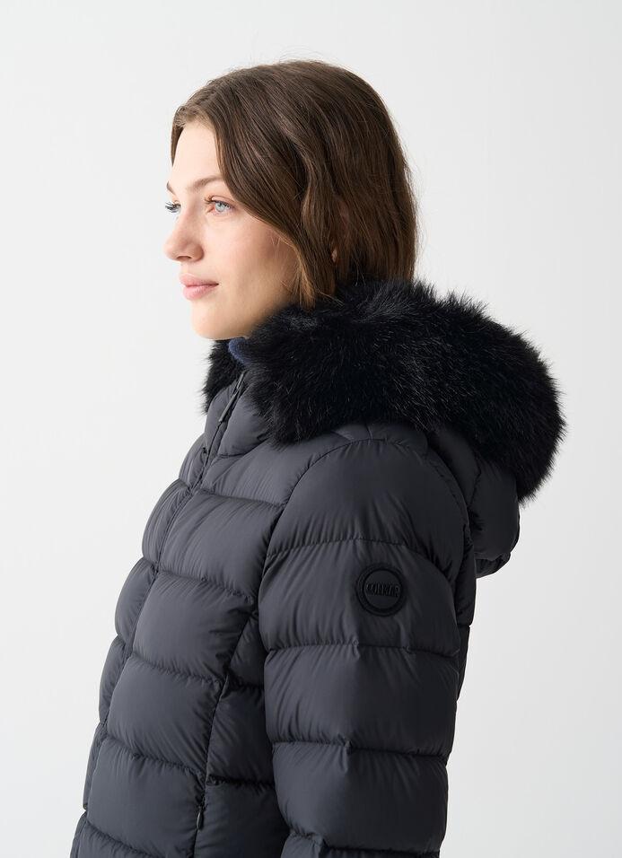 Piumino opaco con pelliccia sintetica<BR/> 2239E 99 COLMAR