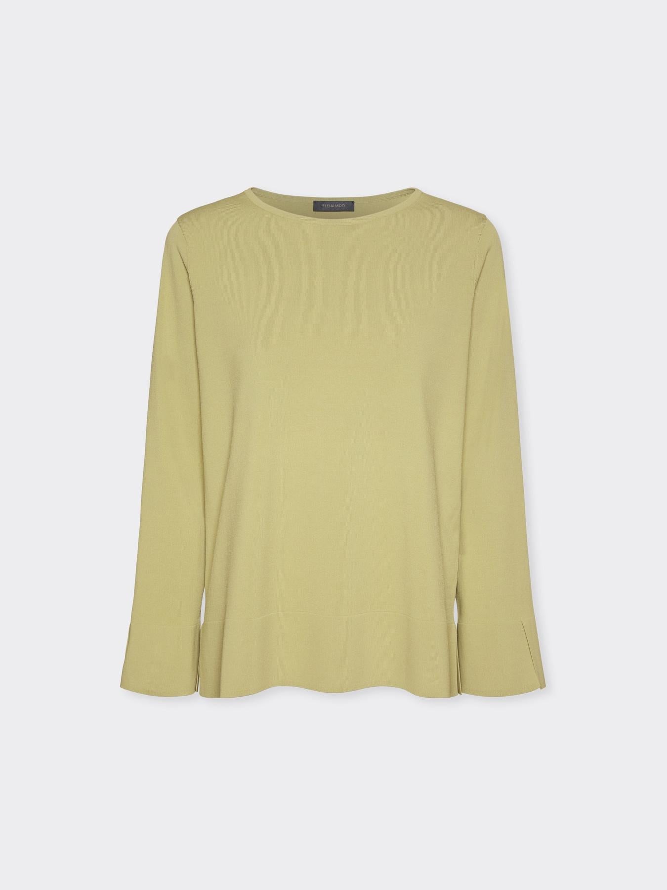 Maglia tinta unita misto viscosa<BR/> M561Z100751N 15 ELENA MIRO