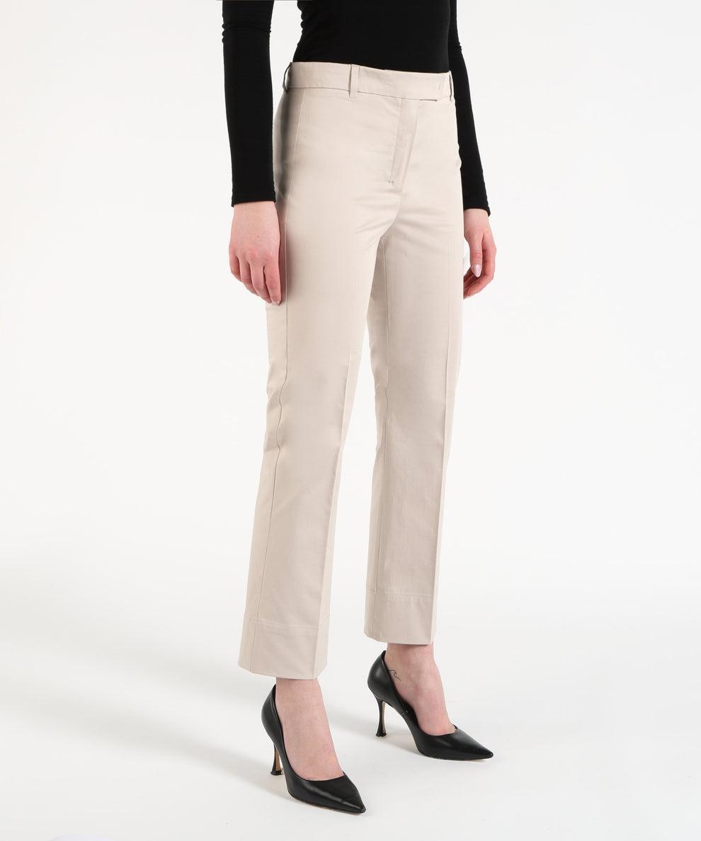 Pantalone skinny in cotone rasato FELICE 002 S MAX MARA