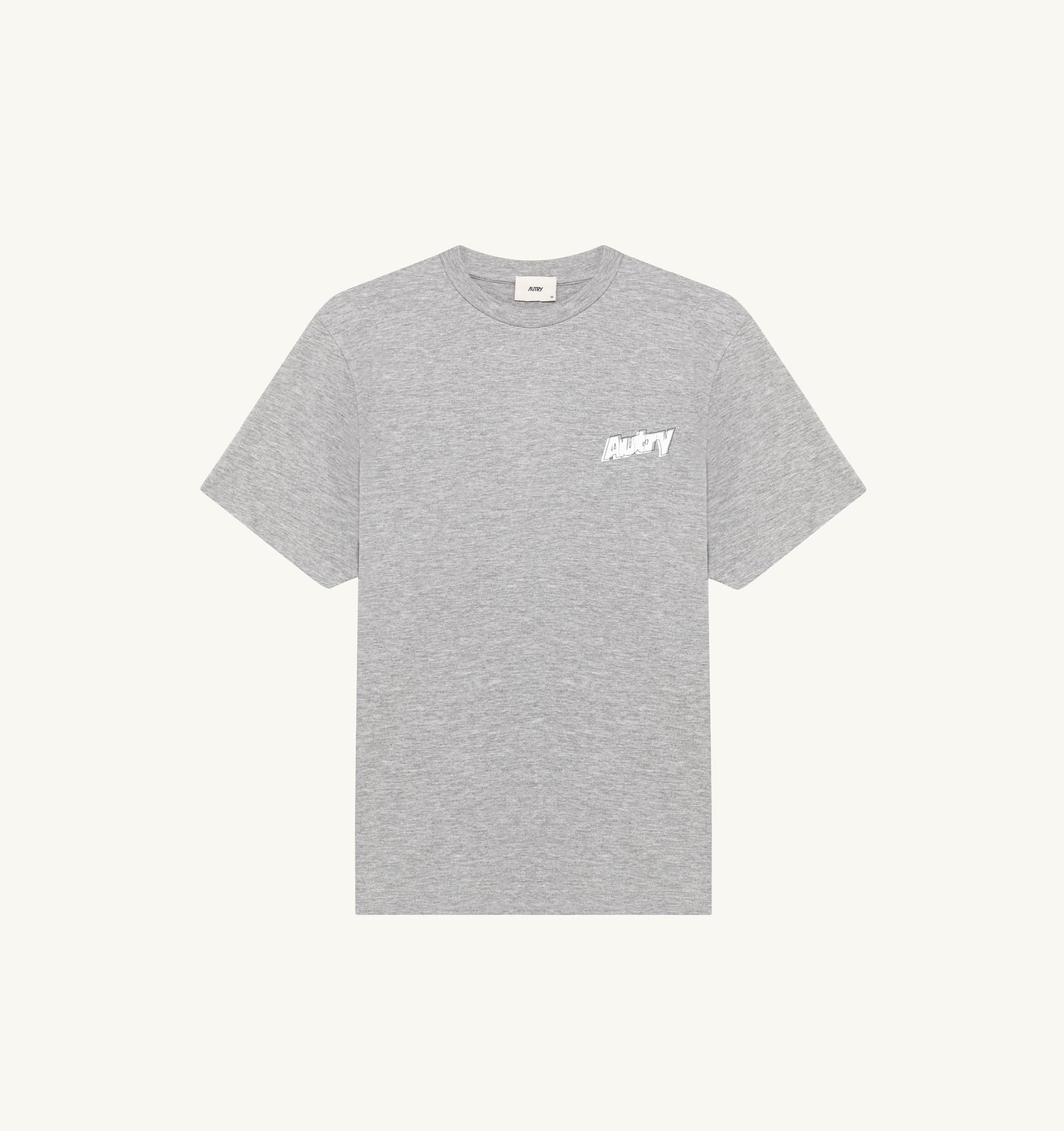 T-SHIRT IN COTONE CON DOPPIO LOGO UOMO<BR/> TSPM 045D AUTRY ACTION SHOES