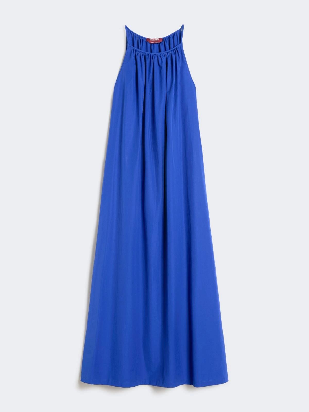 Abito in popeline di cotone - Blu<BR/> MSTZUPPA 071 MAX MARA STUDIO