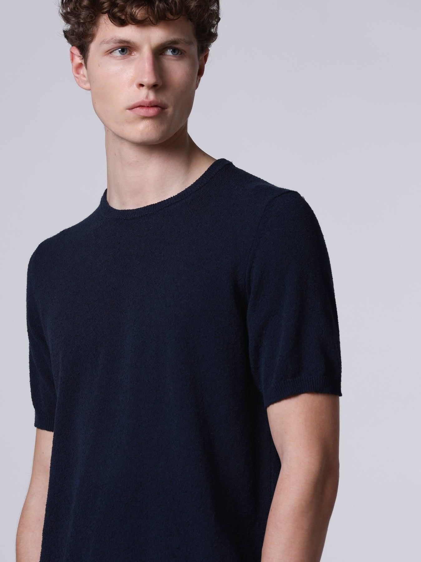 T-shirt effetto spugnetta 261MYA44021 10 ROBERTO COLLINA