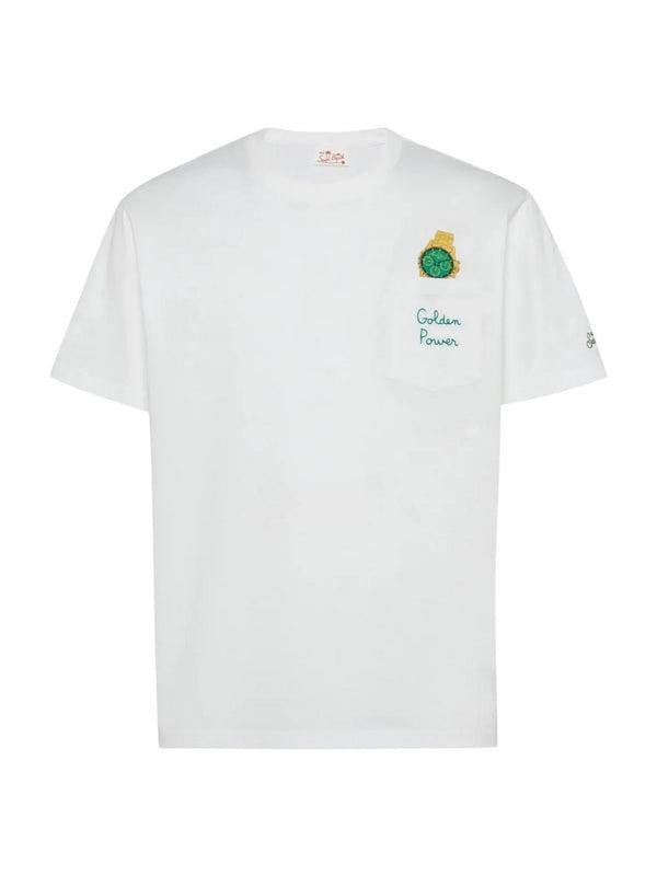 MC2 SAINT BARTH T-shirt Uomo AUSTIN GOLDEN POWER AUS0001 04344L MC2 SAINT BARTH