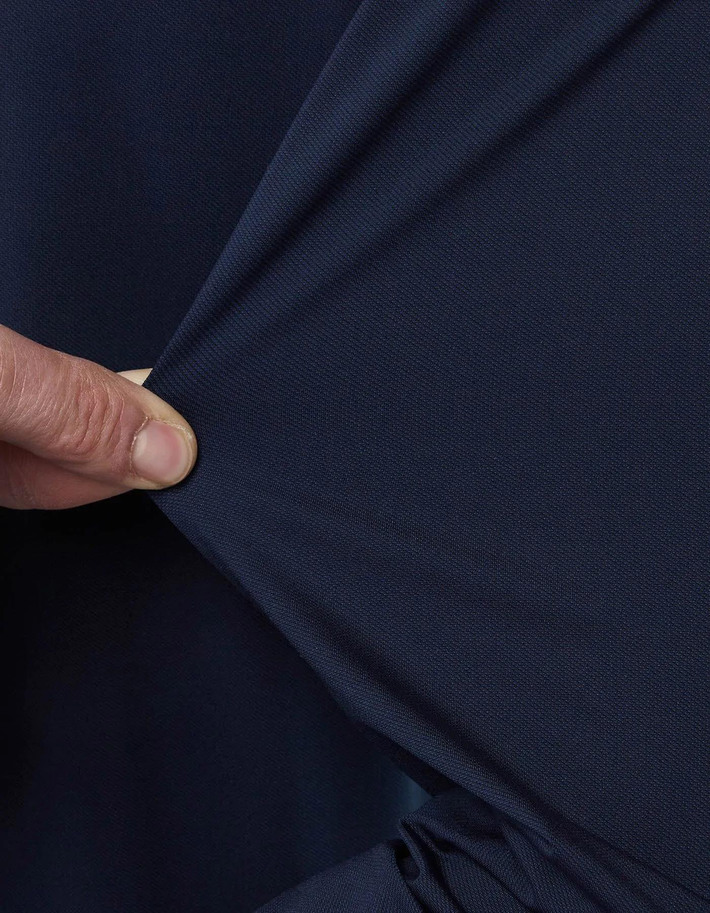 Camicia Collo francese Tinta Unita Oxford Blu navy<BR/> ACT53111460 003 XACUS