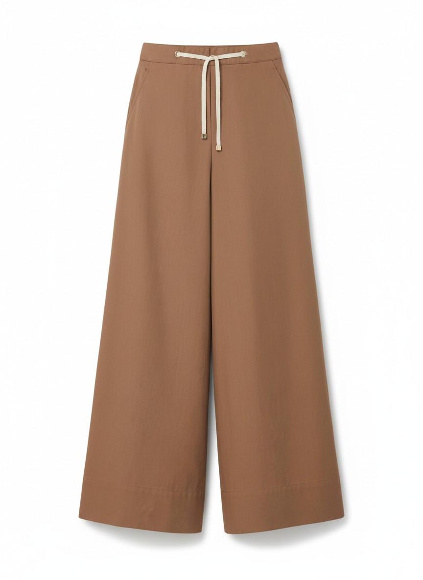 Pantalone in popeline con coulisse SMMGUFO 003 S MAX MARA 2