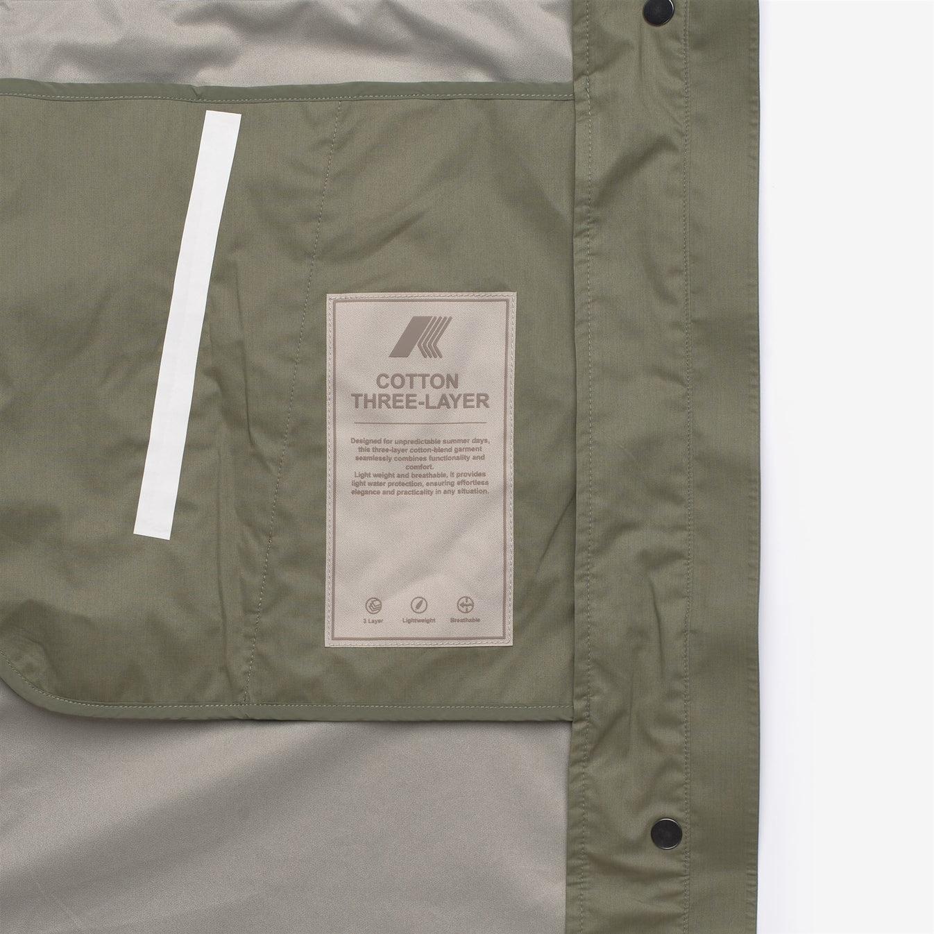 BARBREIN COTTON 3LAYERS AF<BR/> K8143SW V15 K-WAY
