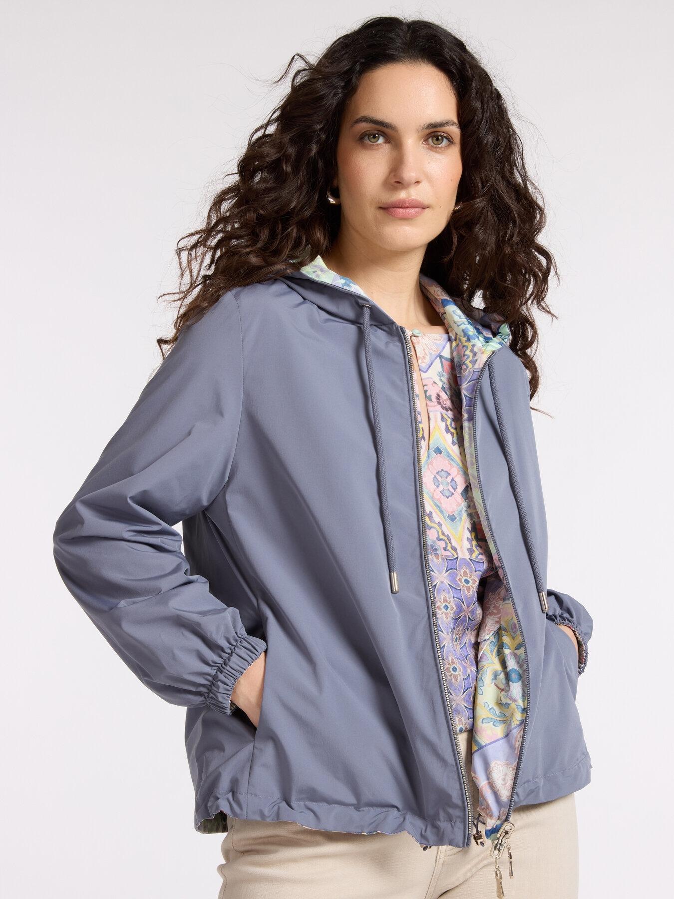 Parka reversibile stampato con cappuccio<BR/> F048P000193N 23 ELENA MIRO