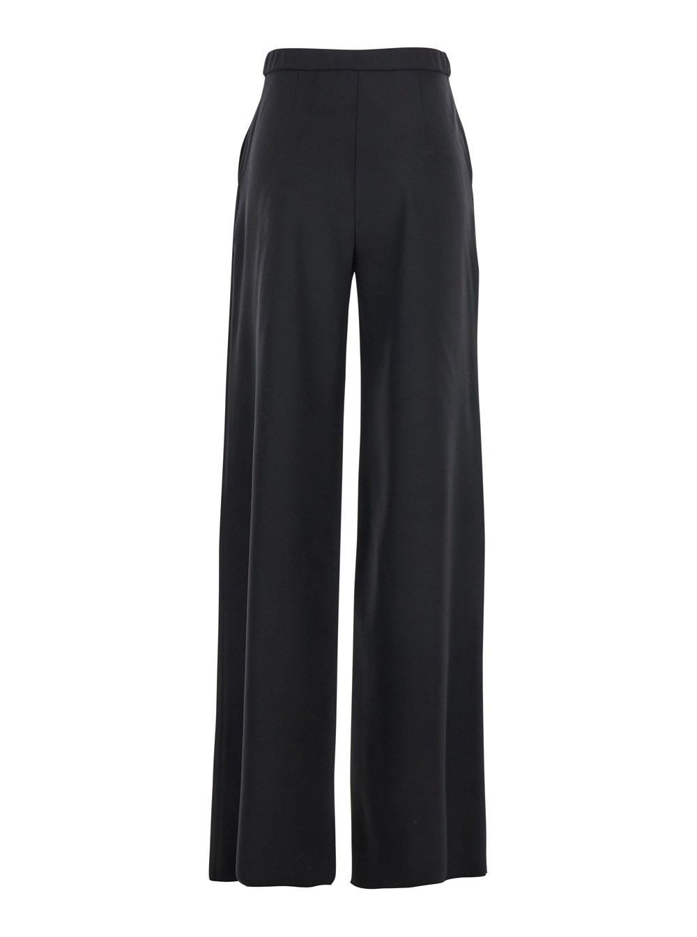 Pantalone a coulisse in saglia di lana<BR/> DENARO 005 MAX MARA STUDIO