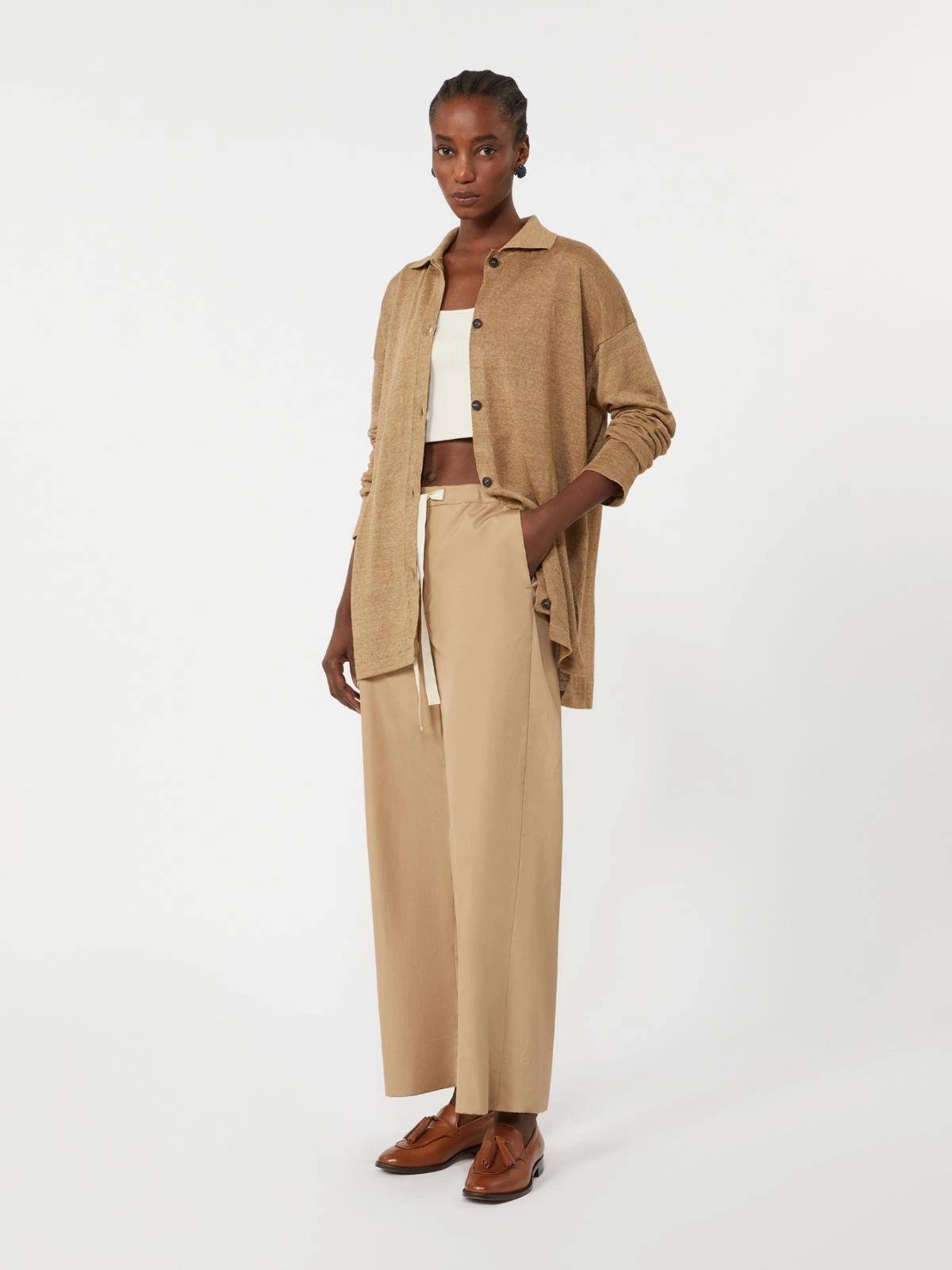 SMMARGENTO<BR/>Pantalone coulisse in cotone - Deserto<BR/> SMMARGENTO 022 S MAX MARA 2