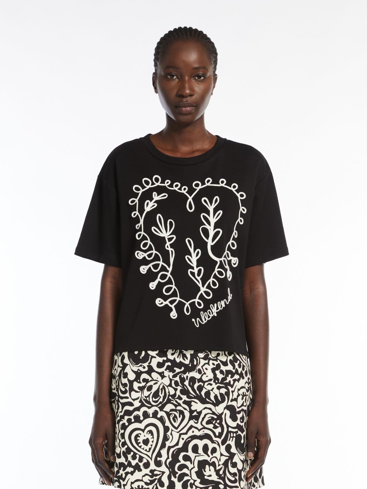 T-shirt in cotone con stampa LECCO 004 WEEKEND