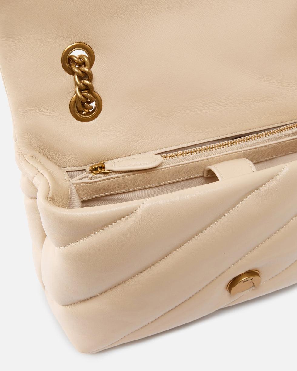 Borsa media a tracolla Love Bag Puff Maxi Quilt<BR/> 100038A0F2 C50Q PINKO