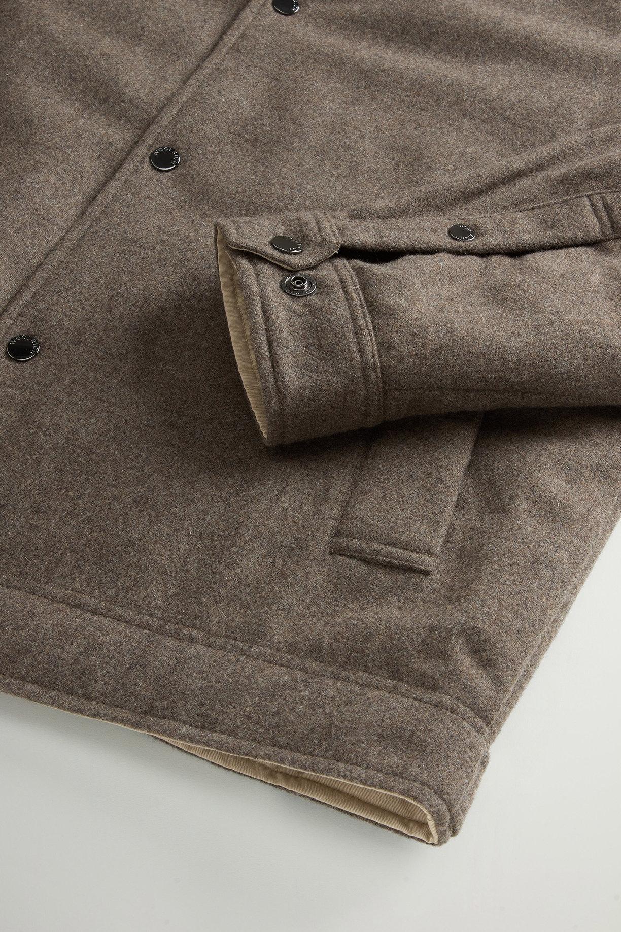 Giacca a camicia Keating in misto lana italiana riciclata<BR/> CFWOOS2019MRUT3190 7425 WOOLRICH