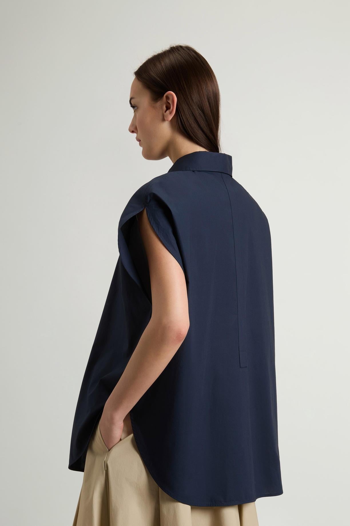Blusa in popeline di puro cotone<BR/> CFWWSI2010FRUT3944 3989 WOOLRICH