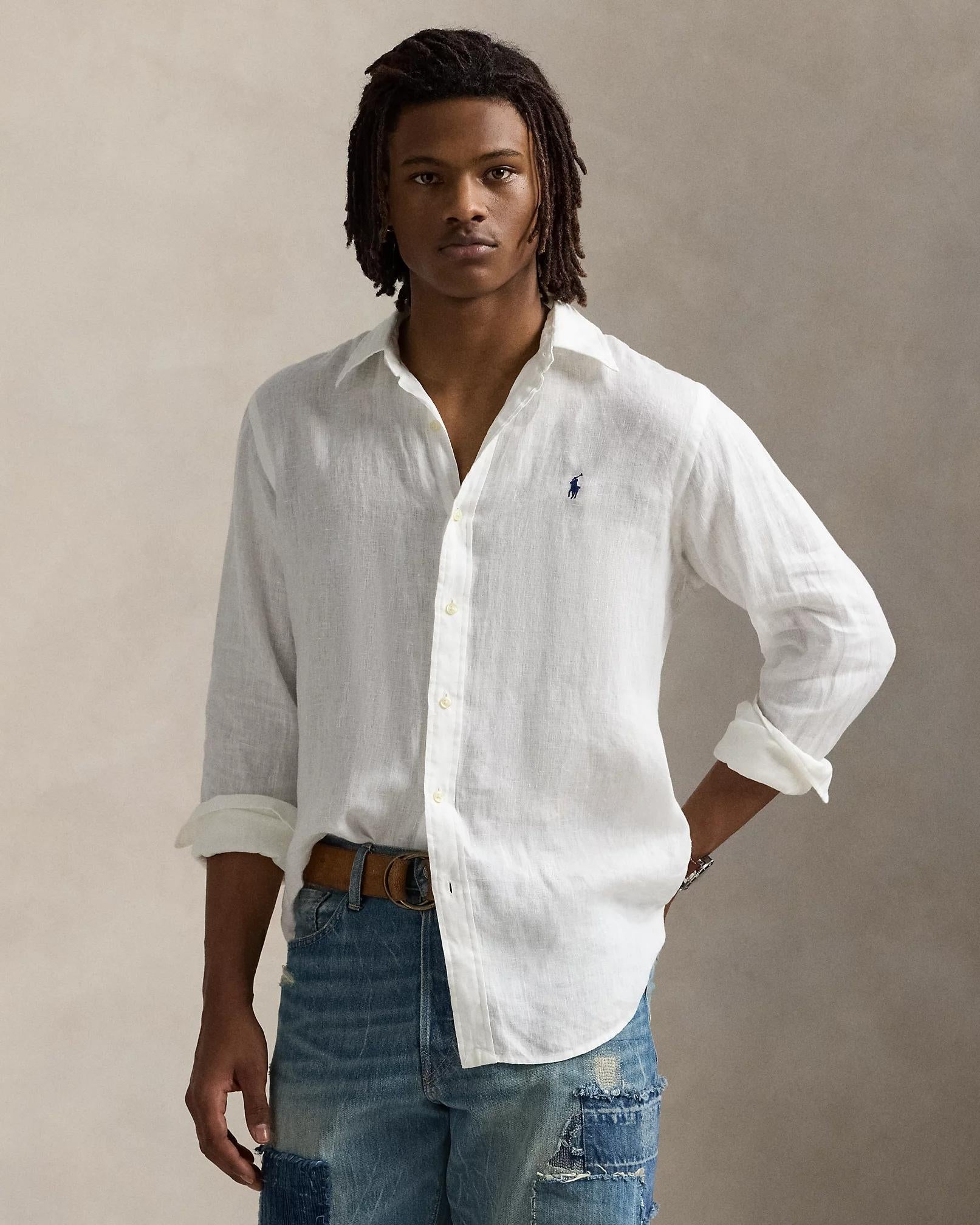 Camicia in lino Slim-Fit